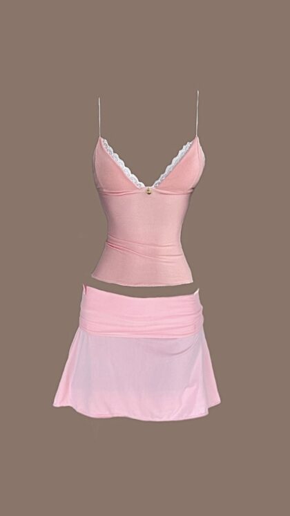Blusa Coquette e Saia Coquette