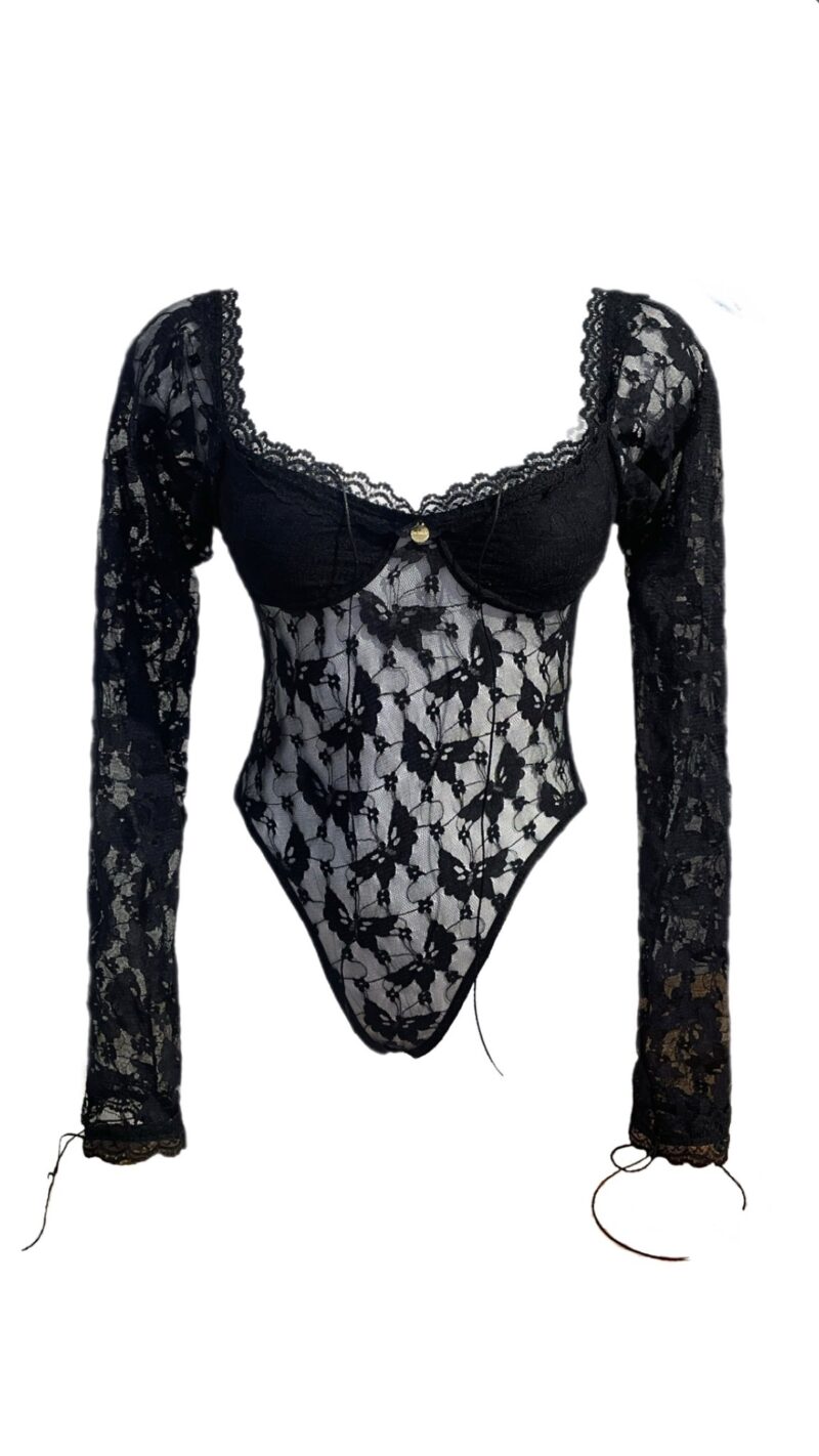 Body Suit Papillon Preto