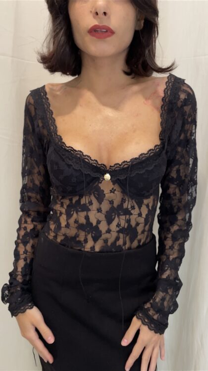 Body Suit Papillon Preto