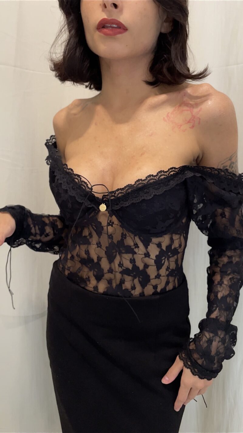 Body Suit Papillon Preto