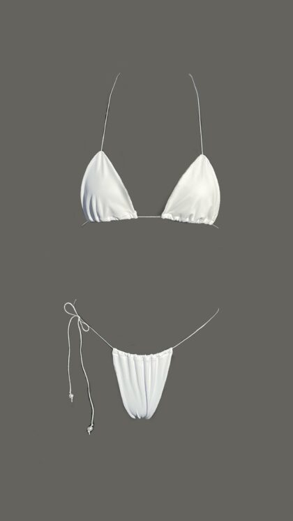 Biquini Fil de Tanga Branco