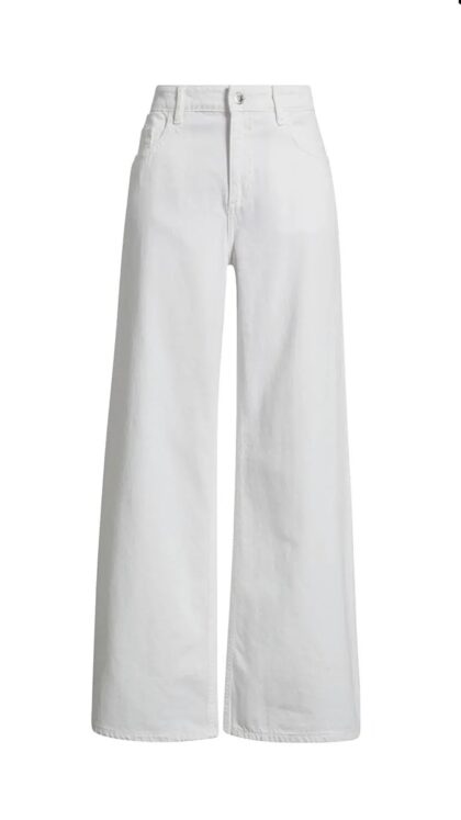 Calça Jeans Wide Leg Branco