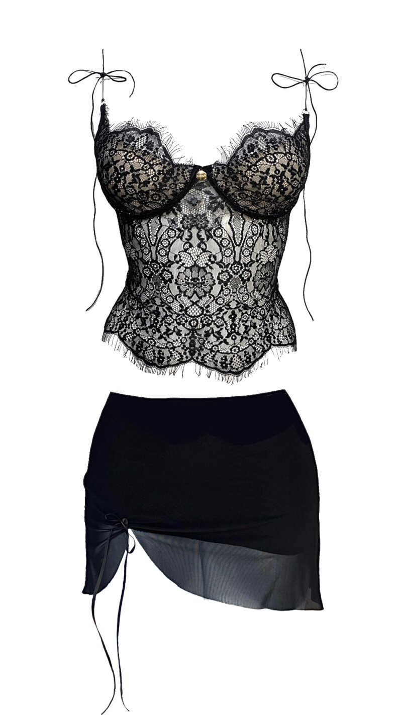 Blusa Perfecione e Saia Lace