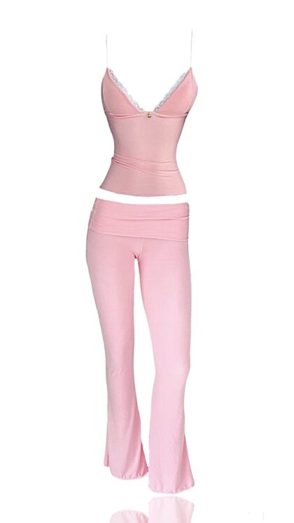 Blusa e Calça Coquette Rosa