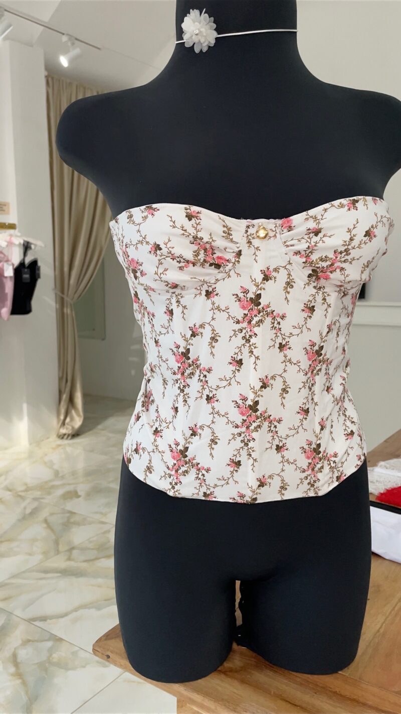 Corset Cerine e Colar Rosa Branca - Imagem 3