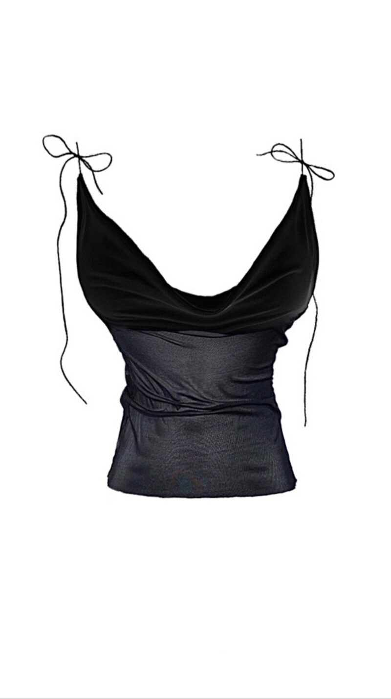 Calça Jeans Branco => Ganha Blusa Tule Preto - Imagem 4