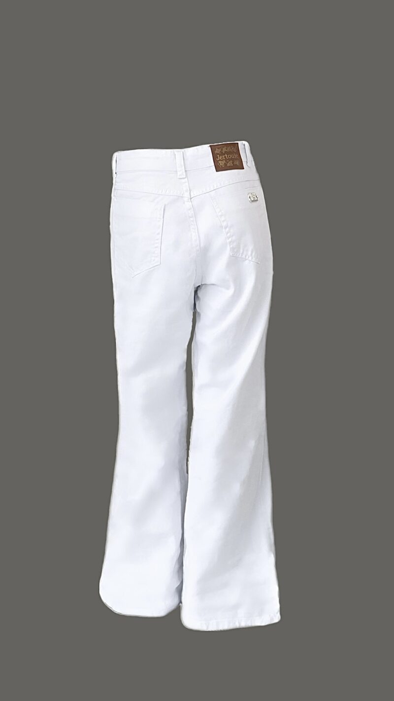 Calça Jeans Branco => Ganha Blusa Tule Preto - Imagem 6