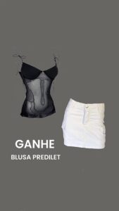Saia Cargo = > Ganha Blusa Predilet