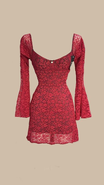 Vestido Bordue
