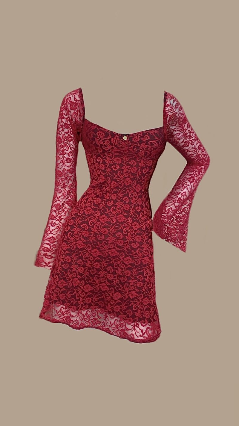 Vestido Bordue