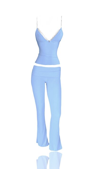 Conjunto Coquette Azul Bebê
