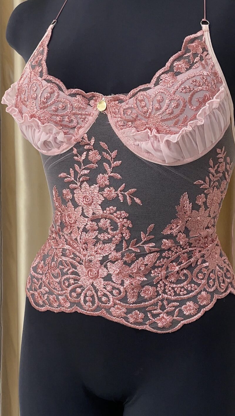 Chemisier Vintage Rose - Imagem 7
