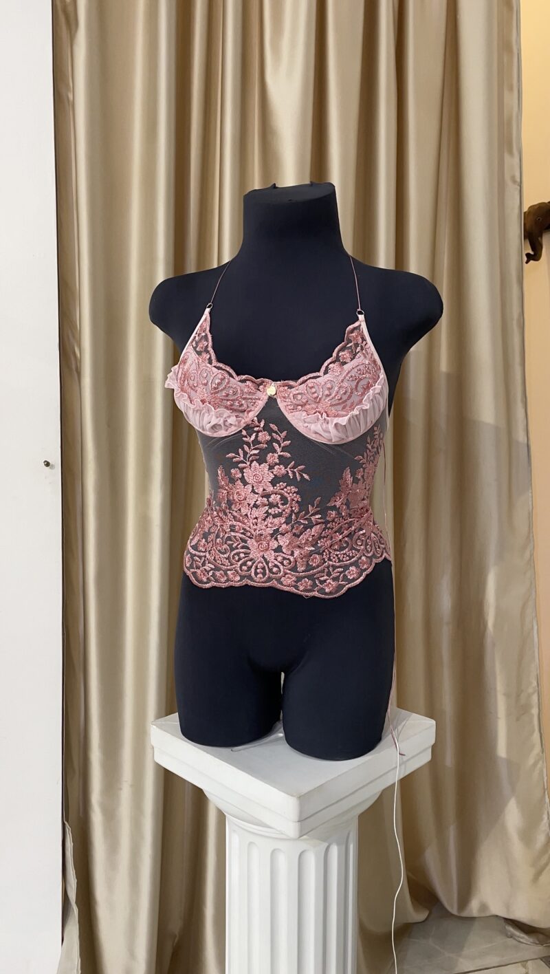 Chemisier Vintage Rose - Imagem 5