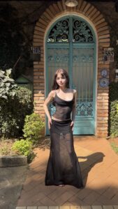 Conjunto Blusa Tule e Saia Long Tule