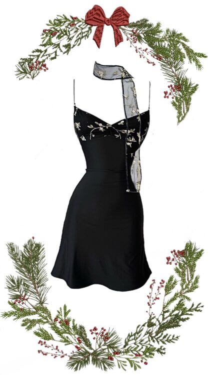 Vestido Beurdé e Chocker Beurdé