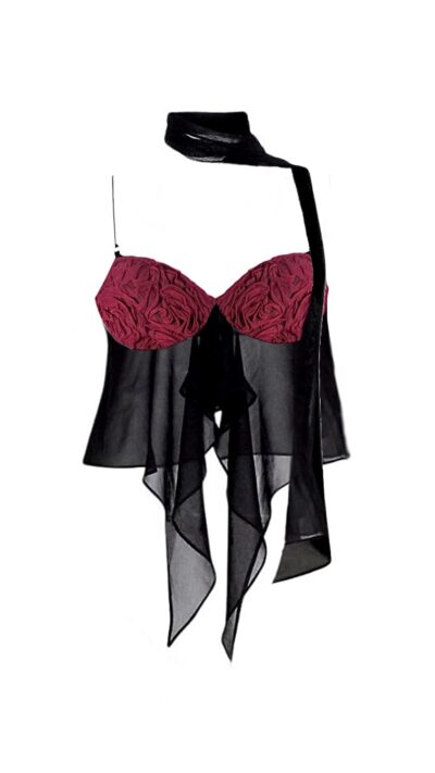 Blusa Monamour e Lenço Tule