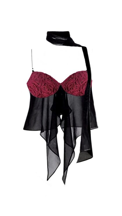 Blusa Monamour e Lenço Tule