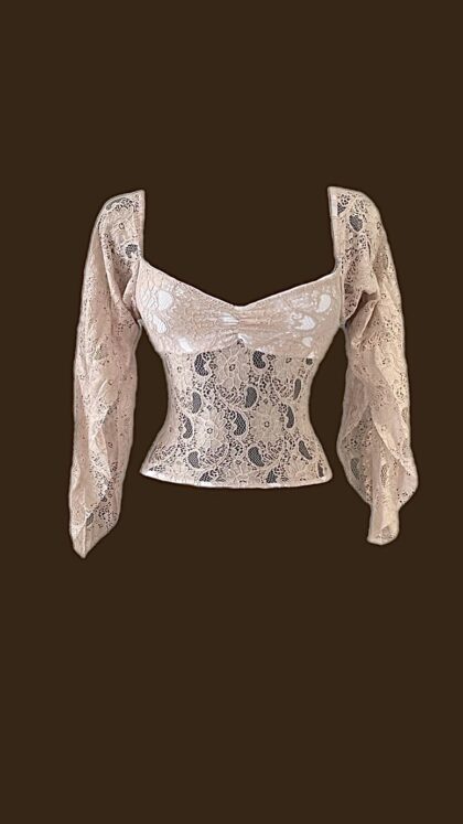 Blusa Vintage Bege