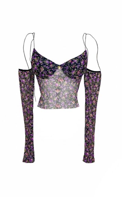 Cropped Uve com Manga