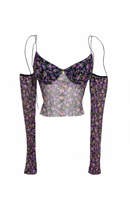 Cropped Uve com Manga