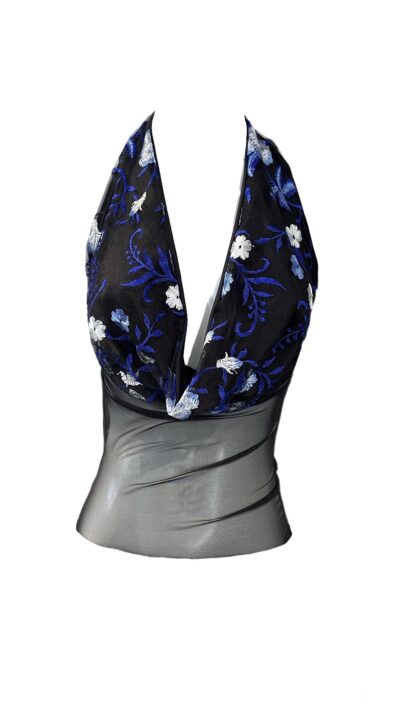 Blusa Blue and Black