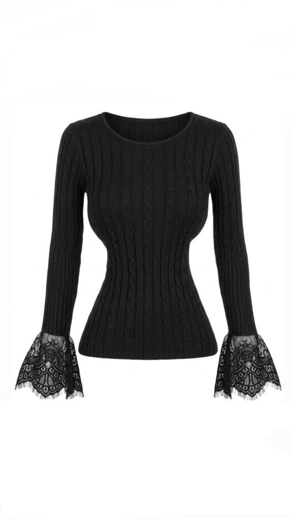Blusa Tricot Preto