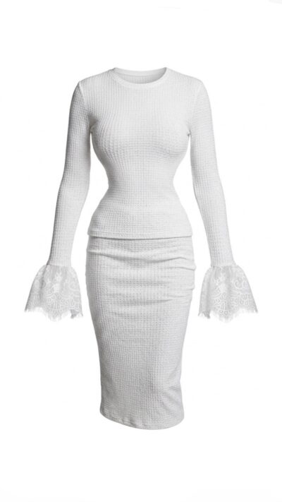 Conjunto Tricot Branco