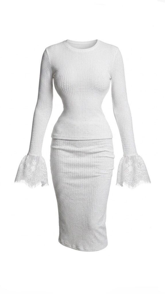 Conjunto Tricot Branco