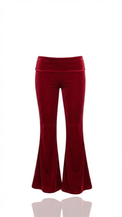 Calça Velours vermelho