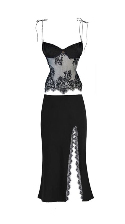 Conjunto Blusa Fabulous e Saia Midi Geoire