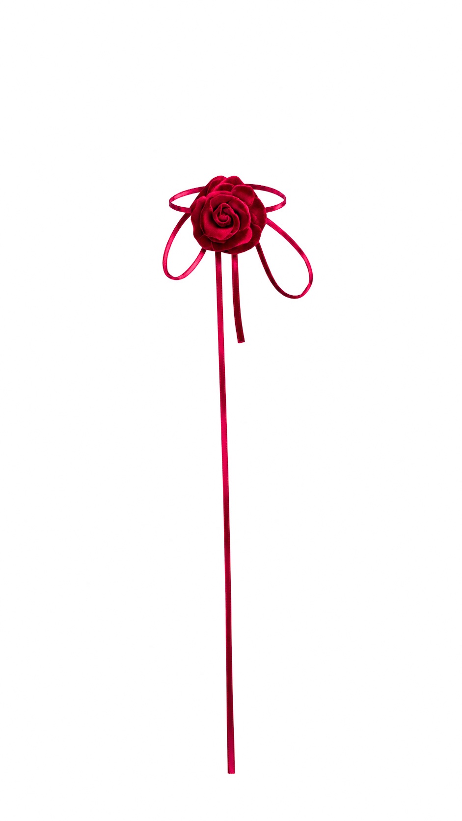 Colar Roseta Vermelho