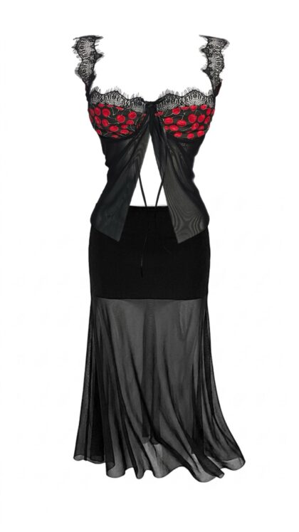Conjunto Blusa Cherry e Saia Predilet