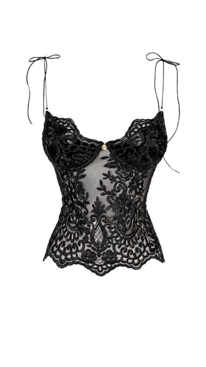 Corset Medieval Preto