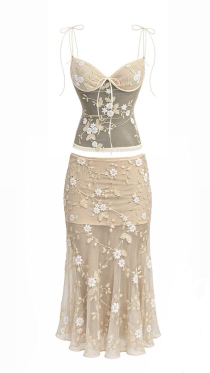 Conjunto Blusa Florie e Saia Midi Florie Reveillon