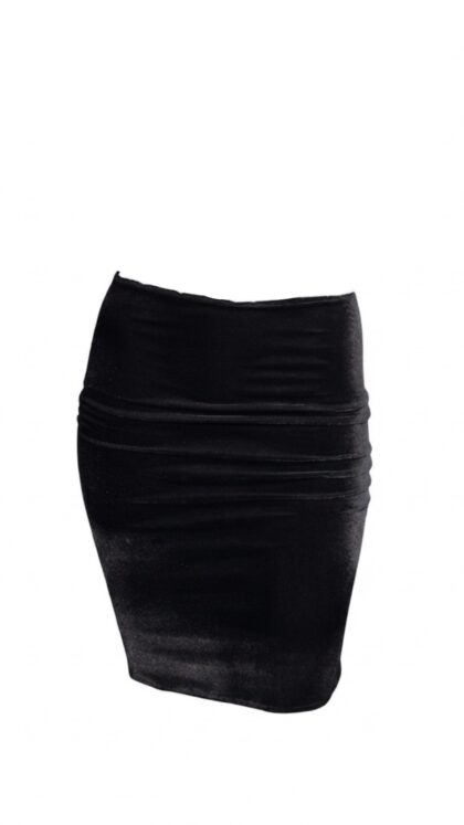 Saia Velours Preto